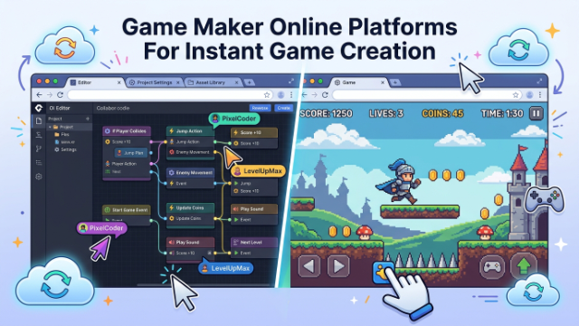Game Maker Online Platforms For Instant Game Creation